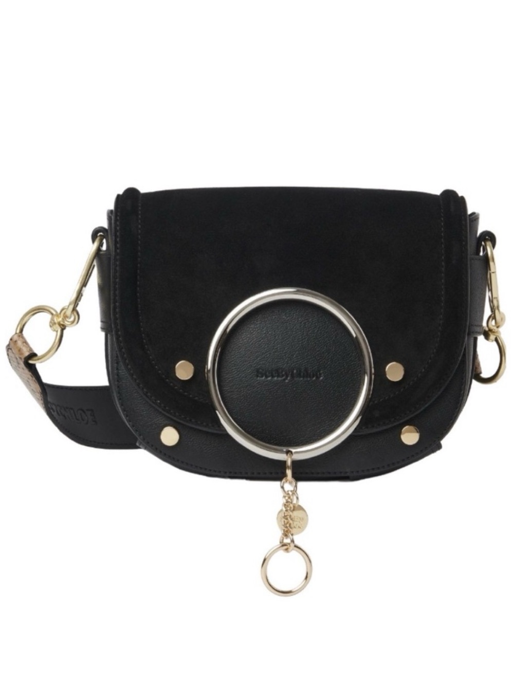 See by Chloe leather and suede crossbody